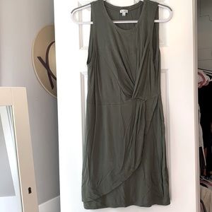 Military Green midi dress